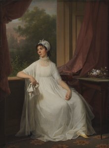 Portrait de Gertrud Hage, née Heitmann - Jens Juel