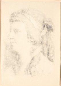 Portrait de Henriette Frederikke Moe - Jens Juel