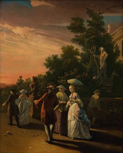 Promenade dans un parc - Jens Juel