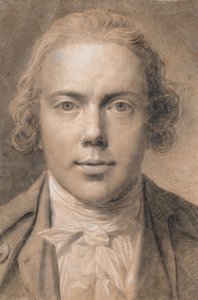 Autoportrait, buste de face - Jens Juel
