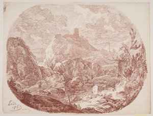 Paysage imaginaire italien