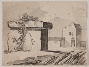 Ruine et maison - Jens Petersen Lund