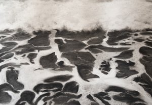 Mer, 2020 (charbon de bois) - Jerome Glomaud