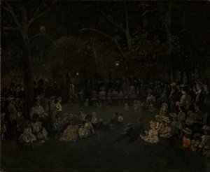 Concert à Madison Square, vers 1923 - Jerome Myers