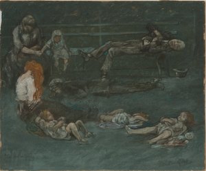 Banc de parc la nuit - Jerome Myers