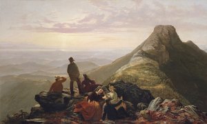 La fête retardée sur Mansfield Mountain, 1858