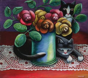 Roses et Vieille Dentelle