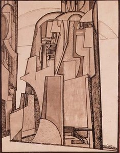 Paysage, vers 1914