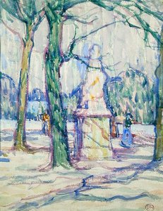 Dans les jardins du Luxembourg, c.1911