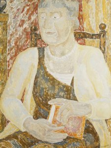 Portrait de Mme Ody tenant un livre