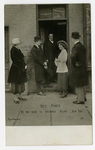 Adele Kennedy, la seule guide de Greenwich Village, New York, USA - Jessie Tarbox Beals