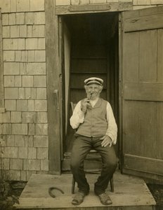Capt Billy Bowen, capitaine de mer de Nantucket, vers 1905-09