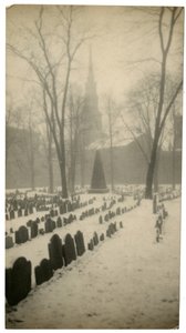 Ancien cimetière Granary, Boston, USA, vers 1902-10