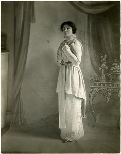 Orchidée moirée, Maurice, vers 1905-18 (photo gélatino-argentique)