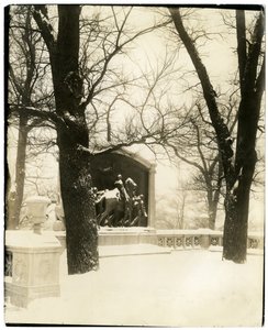 Mémorial Shaw sous la tempête, Boston, USA, vers 1902-10