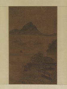 Pavillons palatiaux dans les brumes printanières - Jiang Yuan
