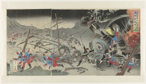 Destruction du chemin de fer en Mandchourie pendant la guerre russo-japonaise