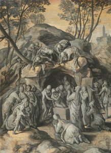Dutch : La résurrection de Lazare La résurrection de Lazare - Joachim Beuckelaer