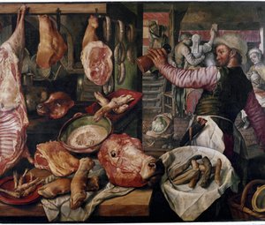 Boucherie. (Marché de la viande). Particulier