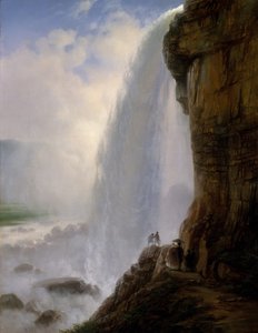 Sous les chutes du Niagara, 1862
