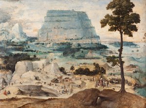 Construction de la tour de Babel, vers 1550 - Joachim Patinir