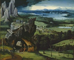 Paysage avec Saint Jérôme - Joachim Patinir