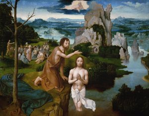 Le Baptême du Christ (détail)