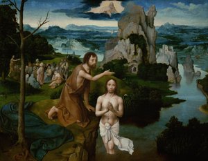 Le baptême du Christ - Joachim Patinir