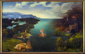 Le passage du Styx Charon sur son bateau dans les Enfers - Joachim Patinir