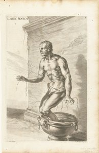 Sénèque, gravé par Richard Collin - Joachim von (after) Sandrart