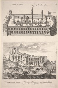 Illustration de "Des Alten und Neuen Roms Grosser Schau-Platz" par Joachim von Sandrart