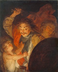 Mars, Vénus et Cupidon Allégorie de la colère, vers 1630 - Joachim von Sandrart