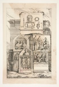 Reliefs romains avec inscriptions - Joachim von Sandrart