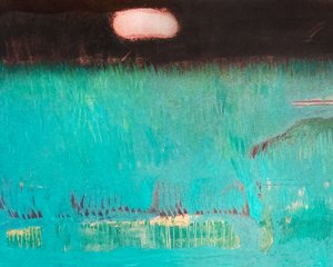 Champ vert au clair de lune - Joackim Schou Dahle