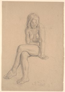 Ève assise - Joakim Frederik Skovgaard