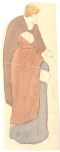 Homme et femme debout