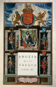 East Anglia quae Europae (Angleterre), Livre XI, page de titre Volume V - Joan Blaeu