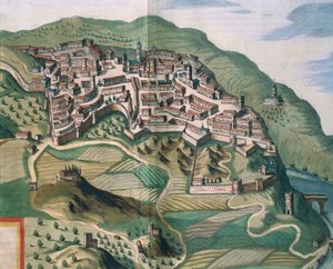 Carte de Narni de Theatrum civitatum et admirandorum Italiae par Joan Blaeu, gravure - Joan Blaeu