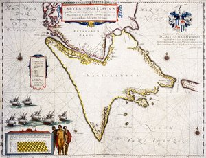 Tabula Magellanica : carte du détroit de Magellan