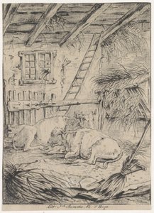 Étable avec des vaches