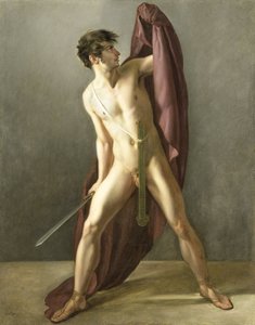 Guerrier avec épée dégainée - Joannes Echarius Carolus Alberti