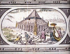 Représentation des sept Merveilles de l