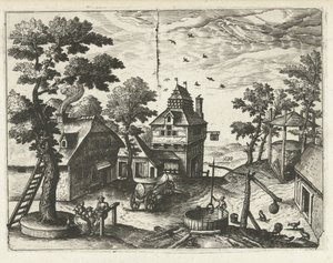 Auberge avec puits
