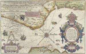 Carte des côtes de Flandre, Normandie et Angleterre