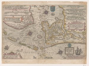 Carte marine du Vlie et du Marsdiep