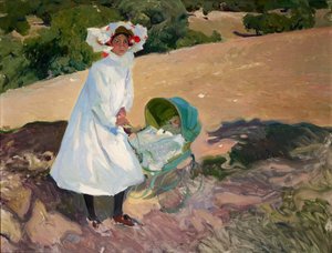 Elenita à El Pardo, 1907 - Joaquin Sorolla y Bastida