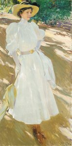 María à La Granja - Joaquín Sorolla