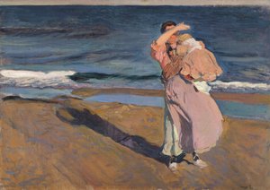 Pêcheuse avec enfant, Valence, 1908