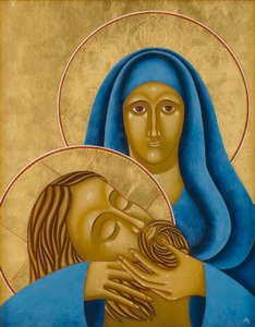 Pieta, 2004 (tempera à l