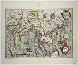 Le sous-continent indien aux Philippines par les parties nord de l